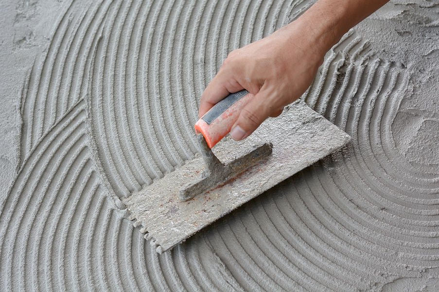 Trowel Applying Cement