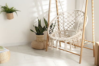 Fauteuil suspendu bohème