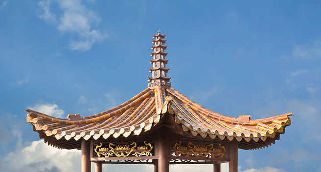 Top of a Chinese pavilion
