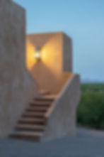 Desert Stucco Stairs
