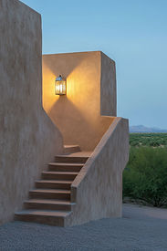Desert Stucco Stairs