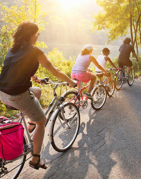 Voyage à vélo en famille