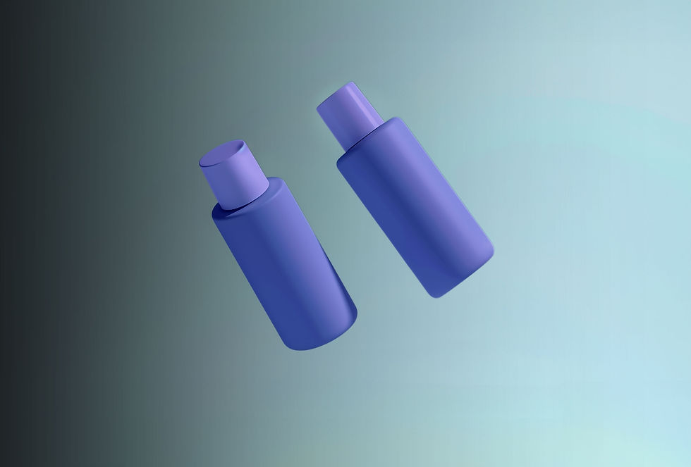 Purple Serum Bottles