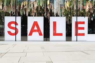 Sale Window Display