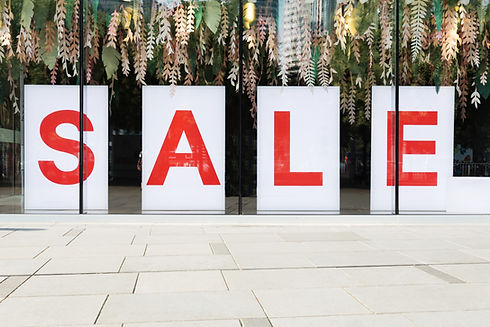 Sale Window Display