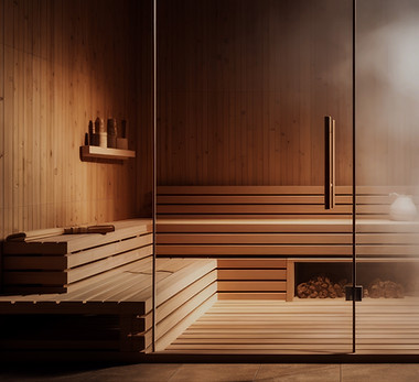 Sauna moderne en bois