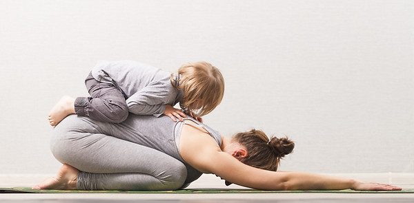 Mother and Daughter Yoga