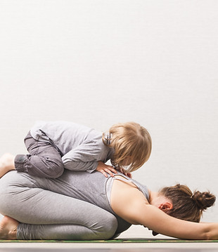 Mother and Daughter Yoga