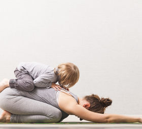 Mother and Daughter Yoga