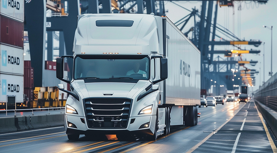 Truck at Shipping Dock