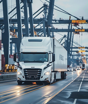 Truck at Shipping Dock
