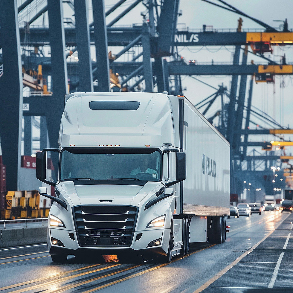 Truck at Shipping Dock