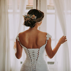 Back of Wedding Dress