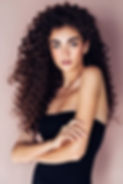 Woman With Curly Hair