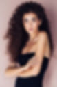 Model with Curly Hair
