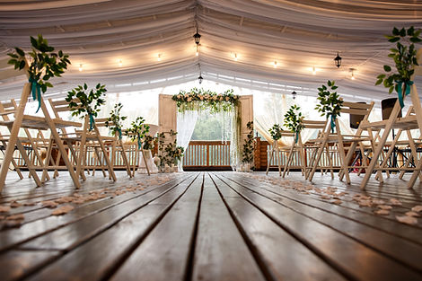Elegant wedding ceremony decor
