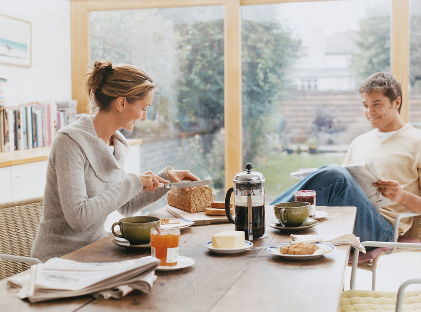 Petit déjeuner à la maison