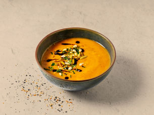 Creme picante de lentilha e cúrcuma