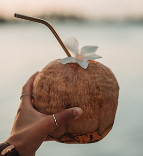 Coconut Drink Held