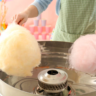 Zuckerwatte von der Chilbi