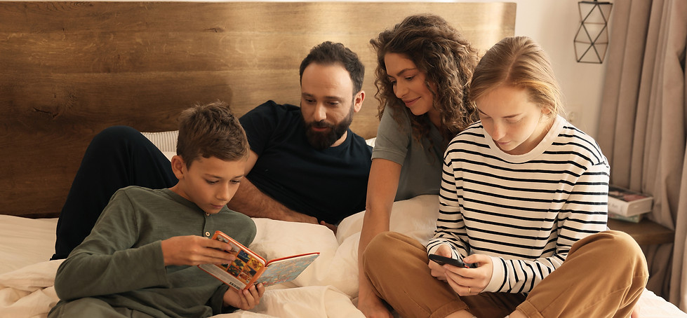 Family Reading Together