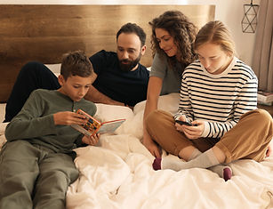 Family Reading Together