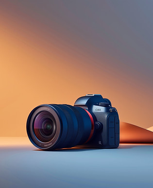 Kamera an Farbverlauf