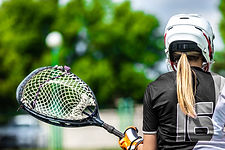 Lacrosse Goalie with Helmet