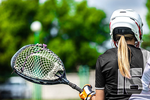 Lacrosse Goalie with Helmet