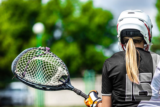 Lacrosse Goalie with Helmet