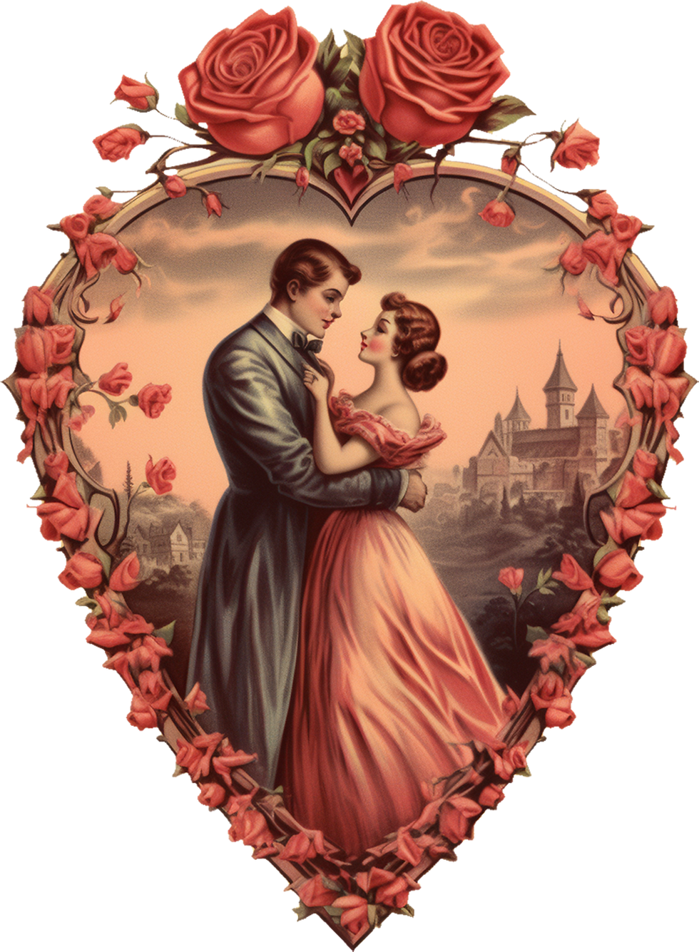 Romantik Kalp İllüstrasyonu