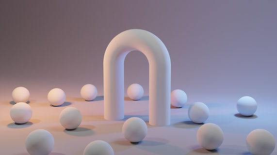 Arch and Spheres