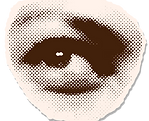 Halftone Eye Art