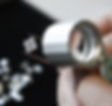 Inspecting Diamond Closeup
