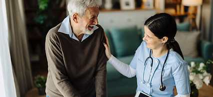 Nurse with Senior Patient