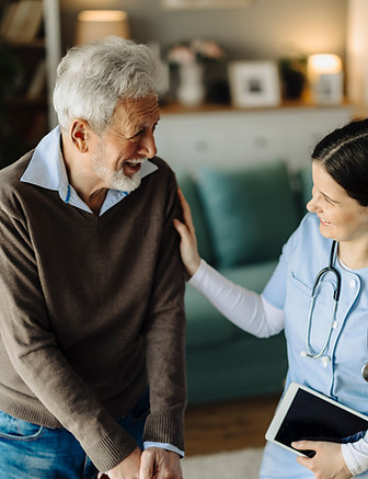 Nurse with Senior Patient
