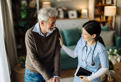 Nurse with Senior Patient
