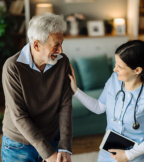 Nurse with Senior Patient