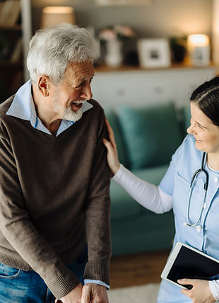 Nurse with Senior Patient