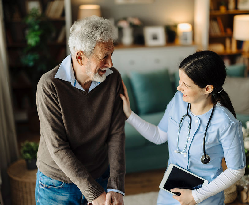 Nurse with Senior Patient