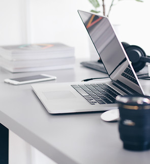 Desk with Laptop