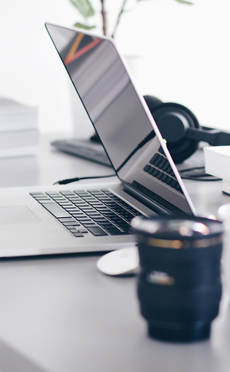 Desk with Laptop