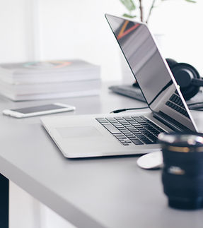 Desk with Laptop