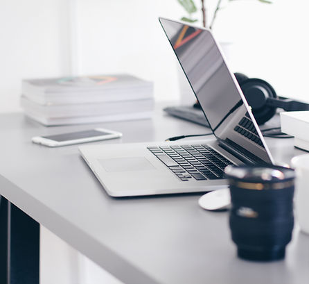 Desk with Laptop