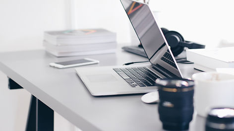 Desk with Laptop