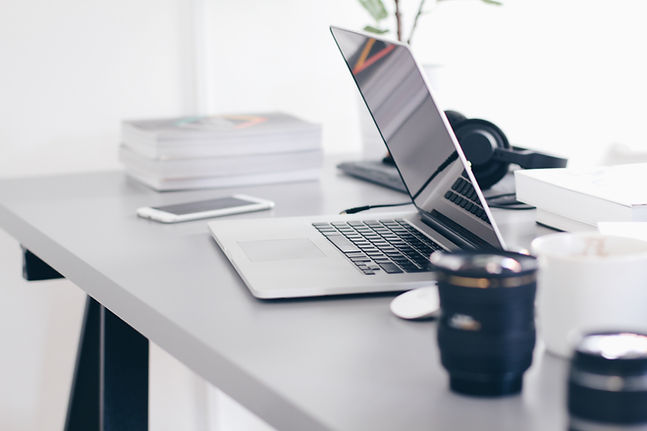 Desk with Laptop