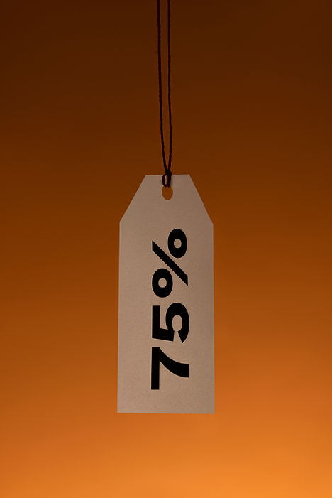 Discount Tag Display
