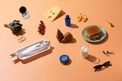 Food And Objects Layout