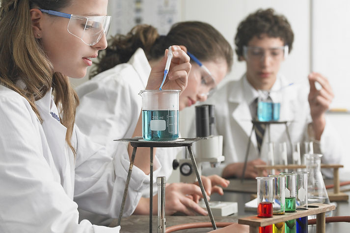 Working in Lab