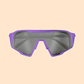 Gafas deportivas moradas